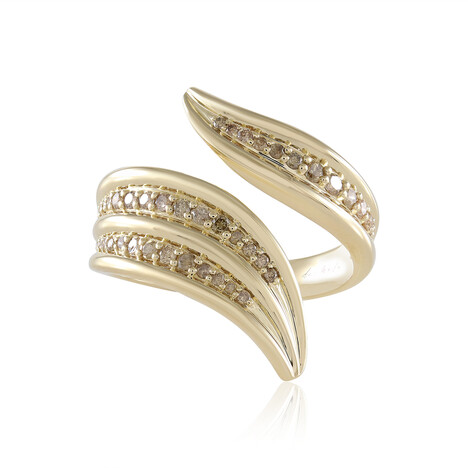 Bague en or et Diamant champagne I2 (de Melo Gold)