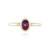 Magenta-Granat-Goldring