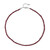 Collier en argent et Grenat du Mozambique