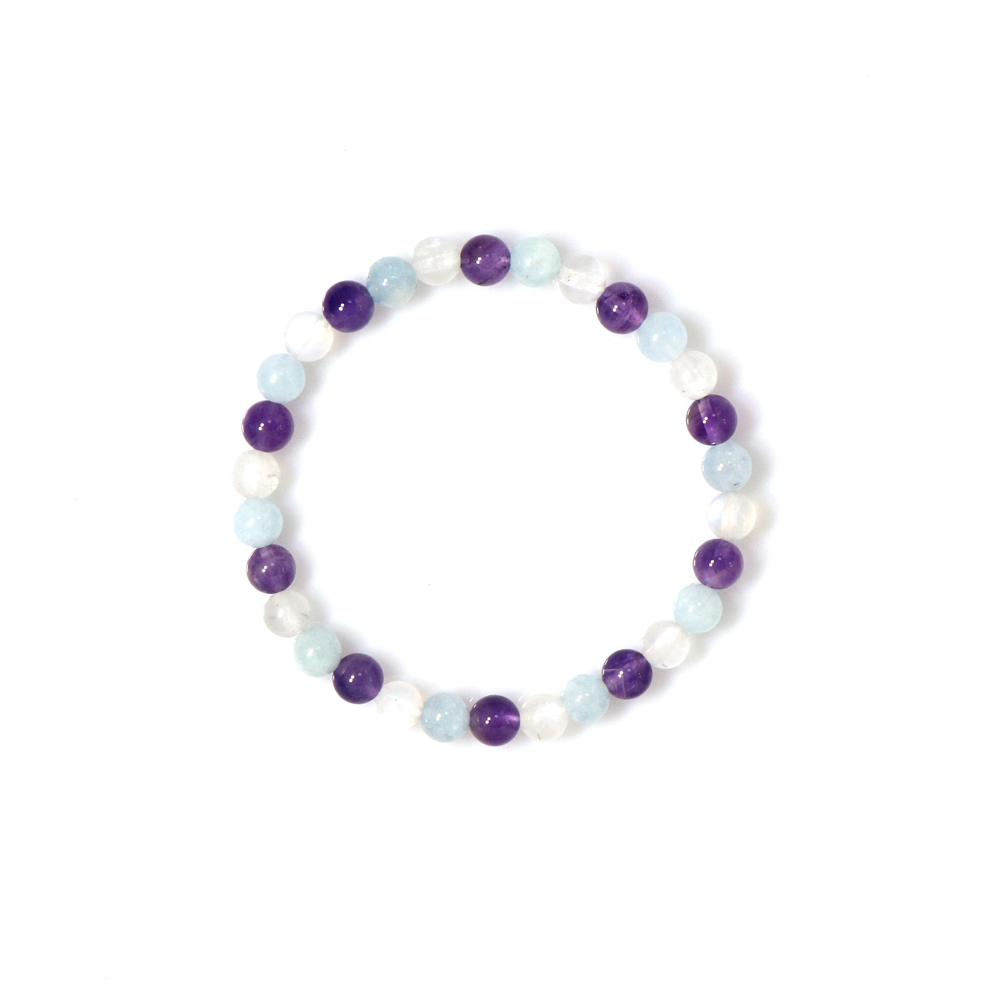 Zambian Amethyst Bracelet-5994CF | Juwelo