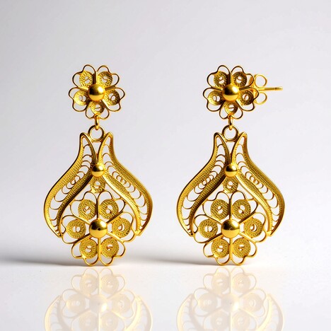 Orecchini in argento (Joias do Paraíso)