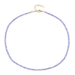 Collana in argento con Tanzanite