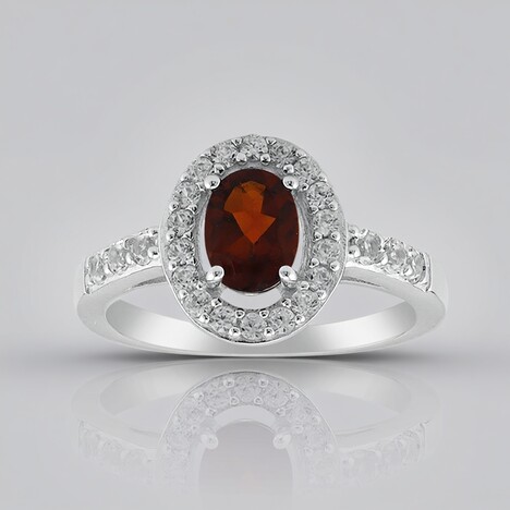 Anello in argento con Citrino Madeira