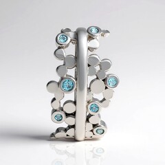 Ciondolo in argento con Topazio Blu Londra