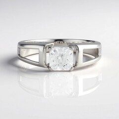 Anello in argento con Zircone