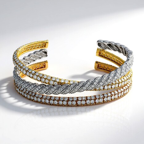 Bracciale in oro con Diamante VVS1 (G) (Annette)