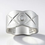 Anello in argento con Diamante I1 (G) (Annette)