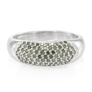 Fancy-Diamant-Silberring