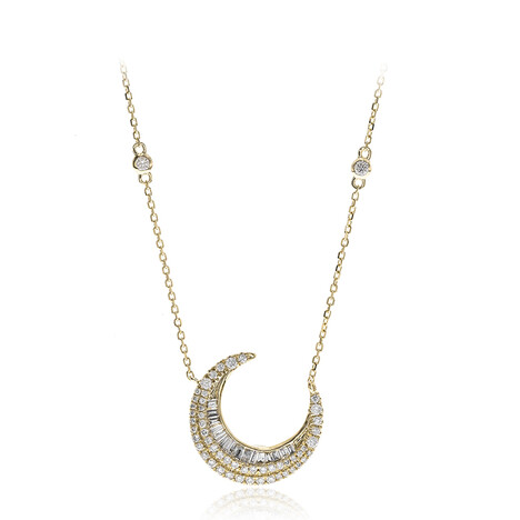 Gouden halsketting met I1 (H) Diamanten (CIRARI)