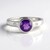 Anello in argento con Ametista del Marocco