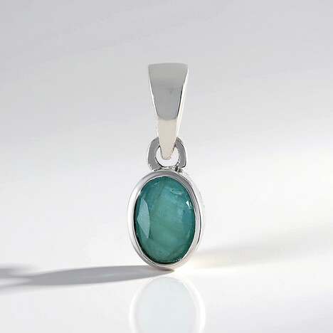 Pendentif en argent et Grandidierite