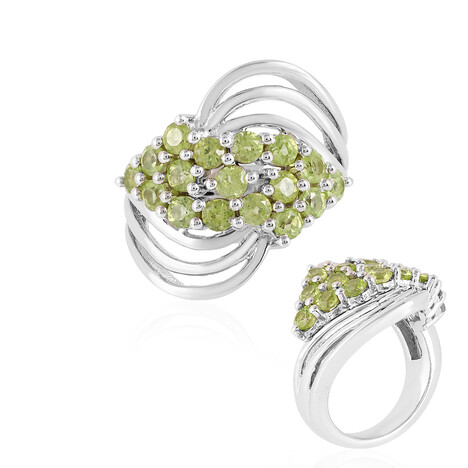 Peridot-Silberring