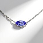 Collana in oro con Tanzanite AAA
