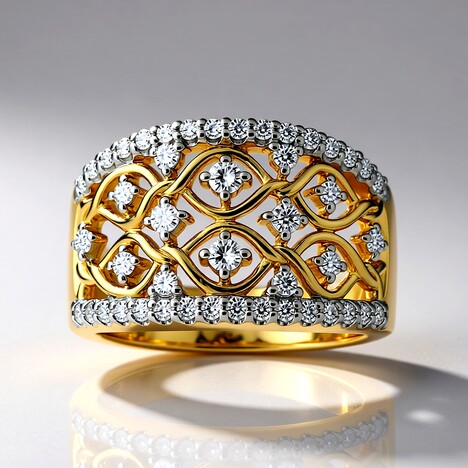 Anello in oro con Diamante SI1 (G) (Annette)