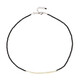 Black Spinel Silver Necklace