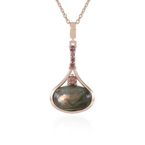 Collana in argento con Labradorite Ramata Maniry (KM by Juwelo)