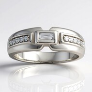 Bague en or et Diamant IF (D) (Annette)