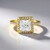 Bague en argent et Zircon (MONOSONO COLLECTION)