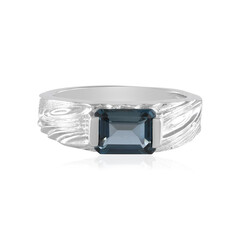 Anello in argento con Topazio Blu Londra (de Melo)