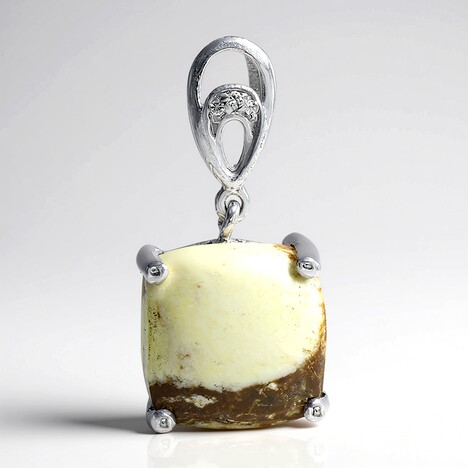 Pendentif en argent et Magnésite