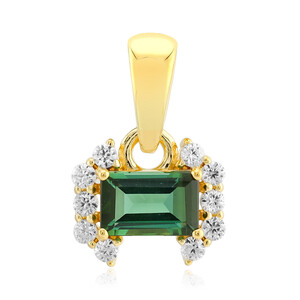 Indicolite Silver Pendant (Adela Silber)