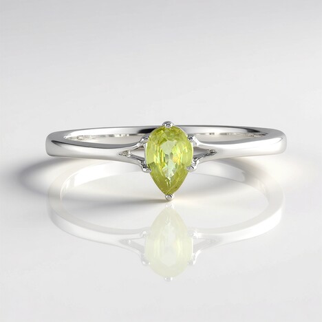 Anello in argento con Sfene