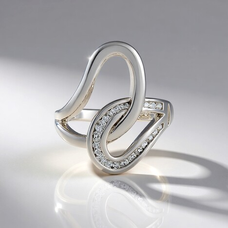 Anello in argento con Zircone (de Melo Essence)