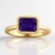 Anello in oro con Ametista (Adela Gold)