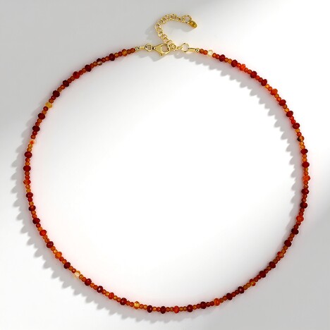 Collier en argent et Cornaline