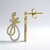 Orecchini in oro con Diamante Flawless (F) (LUCENT DIAMONDS)