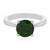 Bague en argent et Diopside de Russie