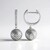 Orecchini in argento con Zircone (Ornaments by de Melo)