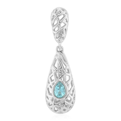 Colgante en plata con Apatita azul (MONOSONO COLLECTION)