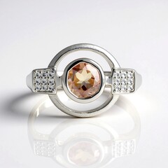 Anello in argento con Ametrina