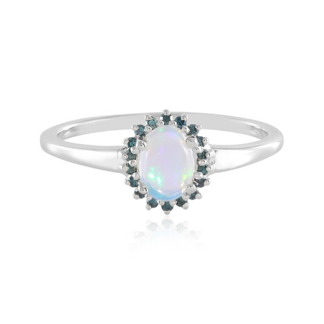 Zilveren ring met een Welo-opaal