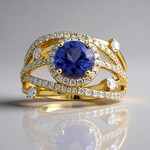 Anello in oro con Tanzanite AAA (CIRARI)
