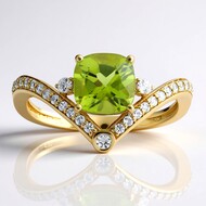 Jilin-Peridot-Goldring (de Melo Gold)