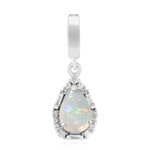 Australian Opal Silver Pendant