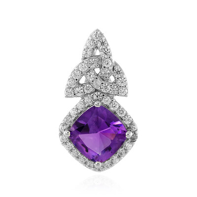 Ciondolo in argento con Ametista Siberiana