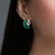 Socoto Emerald Silver Earrings