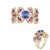 Tansanit-Goldring (SUHANA)