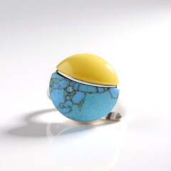 Anello in argento con Turchese (dagen)