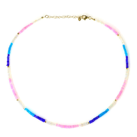 Opal-Silberhalskette (Riya)