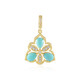Pendentif en argent et Turquoise