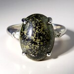 Anello in argento con Opale Leopardo