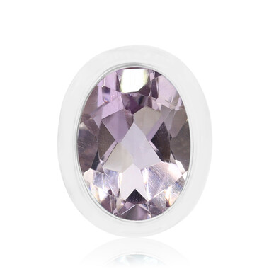 Lavendel-Amethyst-Silberanhänger (MONOSONO COLLECTION)