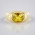 Anello in argento con Apatite Dorata