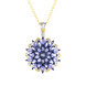 Collana in argento con Tanzanite (Gems en Vogue)