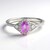 Anello in oro con Zaffiro Rosa (CIRARI)