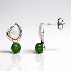 Orecchini in argento con Madreperla